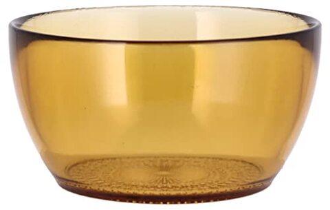 Generic Kusintha 12 Cm Glass Bowl, Amber