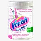 Buy Vanish Oxi Action Crystal White Fabric Stain Remover Detergent Powder 900G in Kuwait