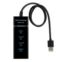 Generic-High Speed 4 Port USB 3.0 Multi HUB Splitter Expansion USB Hub for Desktop PC Laptop Adapter USB HUB