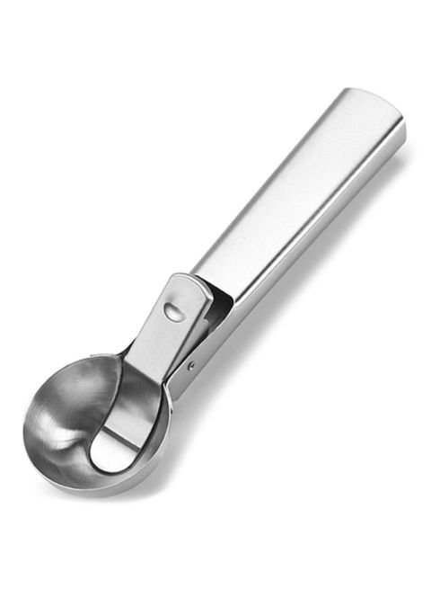 Stainless Steel Ice Cream Scoop Silver 7.1x1.9x1.8inch