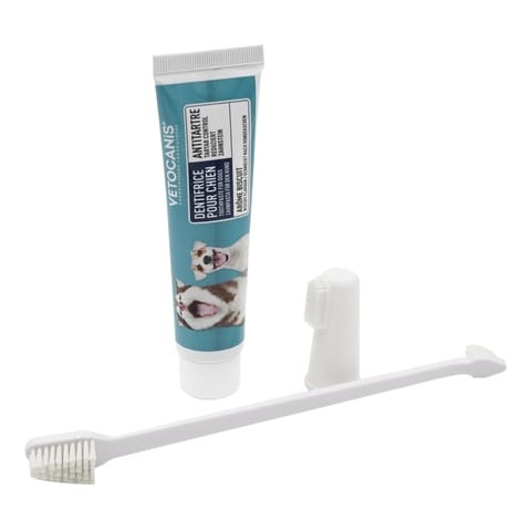 Agrobiothers Vetocanis Dog Dental Hygiene Brush Kit 81.6g