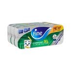 Buy Fine Comfort  XL Long Lasting Absorbent Sterilized Soft Flushable Toilet Paper  2 Plies Pack of 30 Rolls in UAE