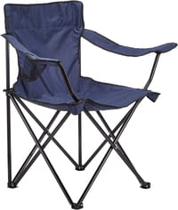 Rubik Folding Beach Chair Foldable Camping Chair with Carry Bag for Adult, Lightweight Folding High Back Camping Chair for Outdoor Camp Beach (Navy Blue)