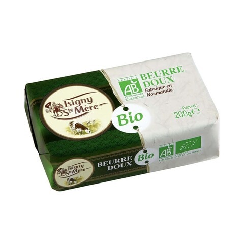 Isigny St Mere Organic Unsalted Butter 200g