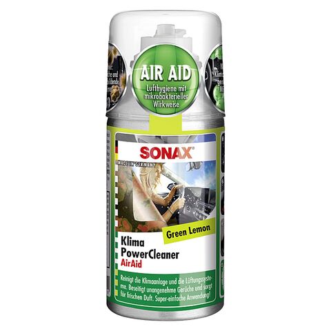 Sonax Car AC Cleaner Air Aid Probiotic Green Lemon 100ml