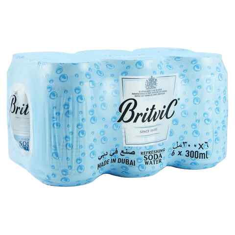 Britvic Refreshing Soda Water 300ml Pack of 6