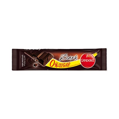 Canderel 0% added sugar Dark Chocolate Bar 27GR