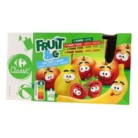 Carrefour Classic Fruit Mix Kid Compote Pouch 90g Pack of 12