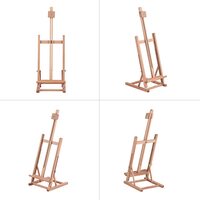 Generic Adjustable Tabletop H-Frame Wood Easel Assembled High-Quality Art Supplies For Artists Students School
