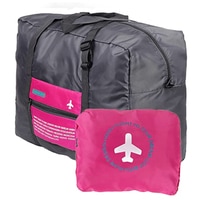 Aiwanto Foldable Duffel Bags Gym Bag Travel Bag Luggage Carry on Bag(Pink)