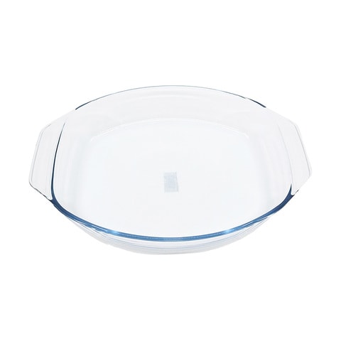 Pyrex Optimum Glass Oval Roaster Clear 2l