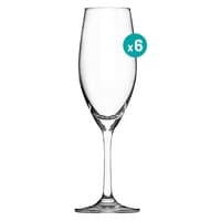 Lucaris Serene Champagne Glass Clear 190ml Set of 6