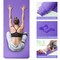 Sky-Touch Non Slip Yoga Mat With Strap Included - 10mm Thick Exercise Mat Ideal For HiiT, Pilates, Yoga And Many Other Home Workouts (Purple)