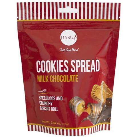 Mellys Chocolate And Cookie Butter Speculoos Spread 100g price in UAE