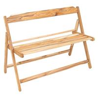 2-Seater Wooden Foldable Bench Tramontina (77 x 104.5 x 52.6 cm)