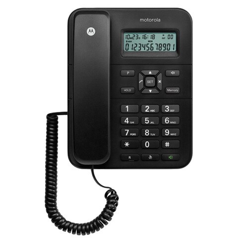 Motorola Corded Telephone CT202 Black