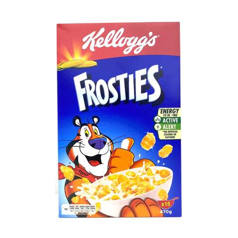 Kellogg&#39;s Frosties Corn Flakes Cereal 470gr