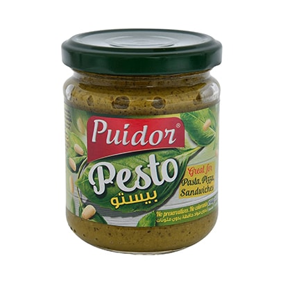 Buy Puidor Pesto Jar 190GR Online - Shop Food Cupboard on Carrefour Lebanon