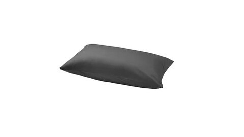Pillowcase, dark grey50x80 cm