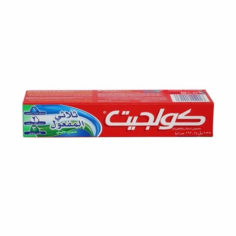 Colgate Flouride Toothpaste Triple Action Mint 125ml