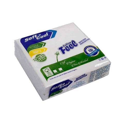 Buy Soft n Cool paper napkin 25pieces in Saudi Arabia