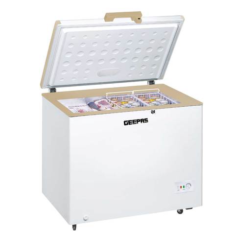 Geepas Chest Freezer GCF3006WAH 300 Liters (Plus Extra Supplier&#39;s Delivery Charge Outside Doha)