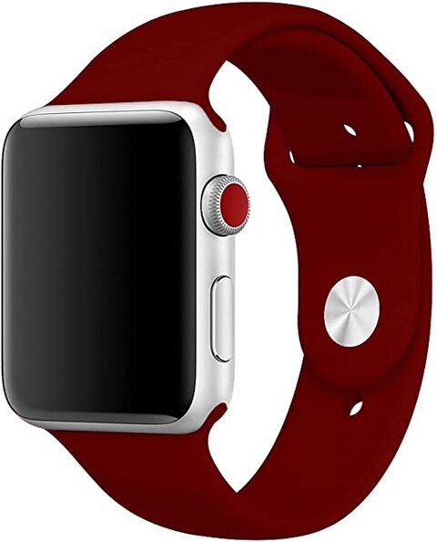 MARGOUN for Apple Watch Band Soft Silicone Sport Band Replacement Wrist Strap Compatible for iWatch Apple Watch Serie 7/SE/6/5/4/3/2/1