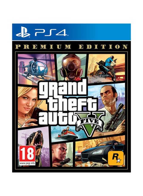 Buy Rockstar Games Theft Auto V Premium Edition (Intl Version) - & Shooter - PlayStation 4 Online - Shop Electronics & Appliances on Carrefour