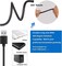 NuSense Selfie Ring Light with Cell Phone Holder Stand for Live Stream/Makeup LED Camera Lighting [3-Light Mode] [10-Level Brightness] with Flexible Arms Compatible with iPhone 8 7 6 Plus X Android