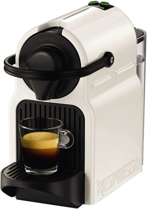 Nespresso Inissia Coffee Machine-C40BU-WH + Nespresso Aeroccino 3594, White