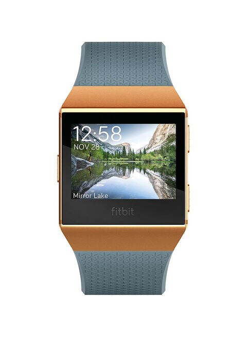 Fitbit Ionic Smartwatch, Slate Blue/Burnt Orange
