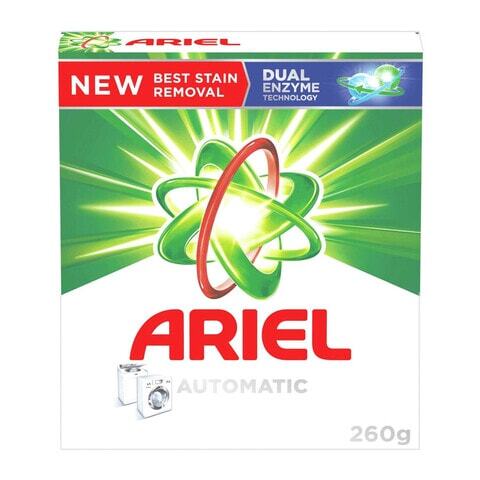 Buy Ariel Automatic Laundry Detergent Powder With Original Scent 260g in Kuwait