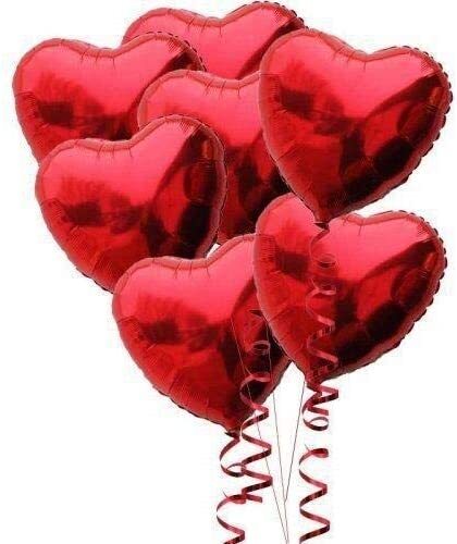 Brain Giggles Valentines Day Red Heart Shape 18&quot; Foil Balloons