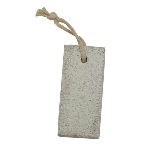 Xcluzive Rectangular Pumice Stone With Rope White