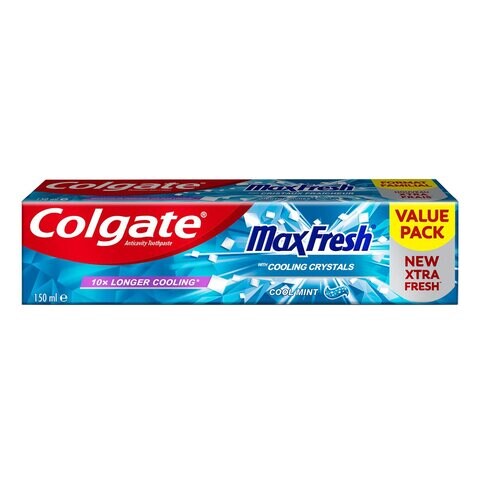 Colgate Max Fresh Clean Mint Toothpaste White 150ml