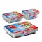 Fun Aluminium Food Container With Lid Silver 1.98L+1.06L+870ml Pack of 30