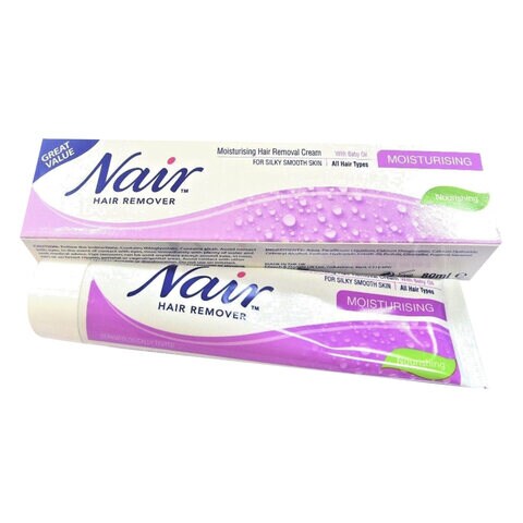 Nair Moisturising Hair Removal Cream With Baby Oil 80ml