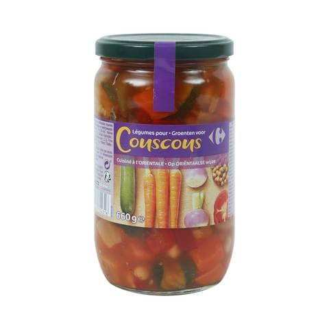 Carrefour Couscous Vegetables Jar 660g