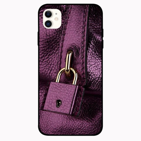 Theodor Apple iPhone 12 6.1 inch Case Ladies Bag Flexible Silicone