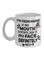 muGGyz Landseer Newfoundland Addict Printed Coffee Mug White/Black 8x9.5x8centimeter