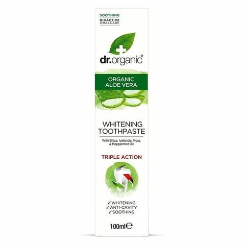 Dr. Organic Aloe Vera Toothpaste White 100ml