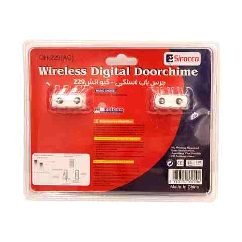 Sirocco Wireless Digital Doorchimel QH-229(AC)