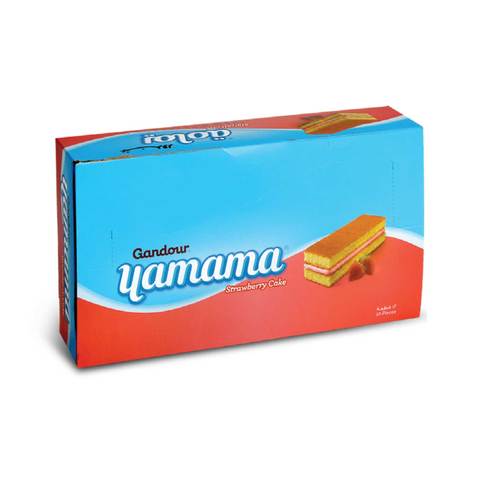 Buy Yamama Strawberry Cake 21g 12 in Saudi Arabia