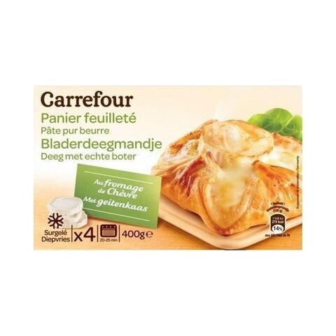 Buy Carrefour Goat Cheese Pastry Pies 4 100g in Saudi Arabia