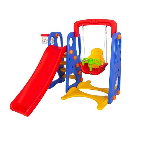 Indoor swing and on sale slide set