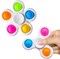 lavish Push Poo Fidget Toys Push-Pop Bubble Fidget Sensory Spinner for Kids Adults ADHD Anxiety pop- it Fidget Spinners Hand Spinners Toys Random Color 1 Pc