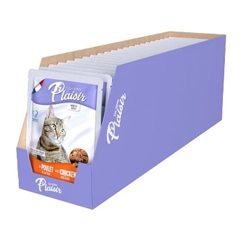 Les Repas Plaisir Chicken And Liver Chunk In Gravy Cat Food 100g