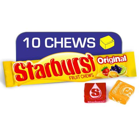 Starburst Original Fruit Chews Candy 45g