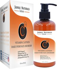 Jadole Naturals Vitamin C Lotion Moisturizer Cream For Face And Body &amp; D&eacute;collet&eacute; For Anti-Aging, Wrinkles, Age Spots, Skin Tone, Neck Firming, And Dark Circles. 8 Fl. OZ