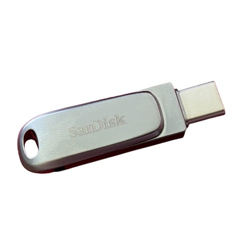 SanDisk USB-Stick Ultra Dual Drive Luxe Type-C silber 64 GB